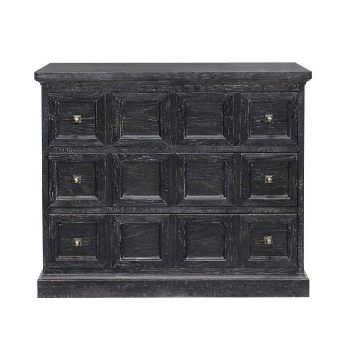 Pulaski Accents - Rustic 3 Drawer Accent Chest - Black