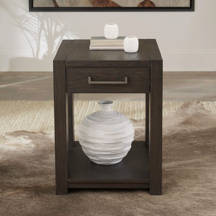 Lennox Hill - Chairside Table - Light Brown