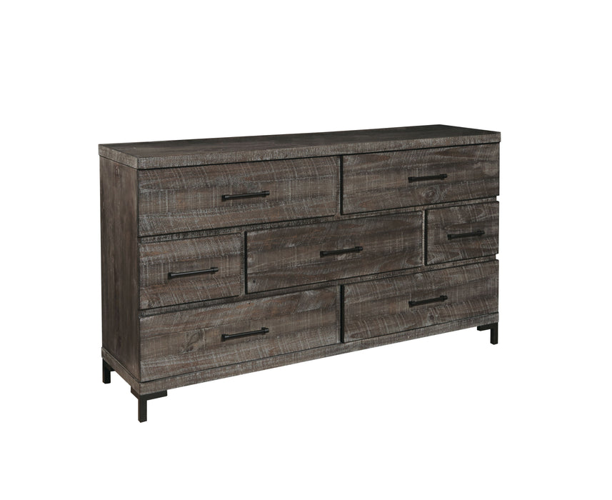 Austin - 7 Drawer Dresser - Dark Brown