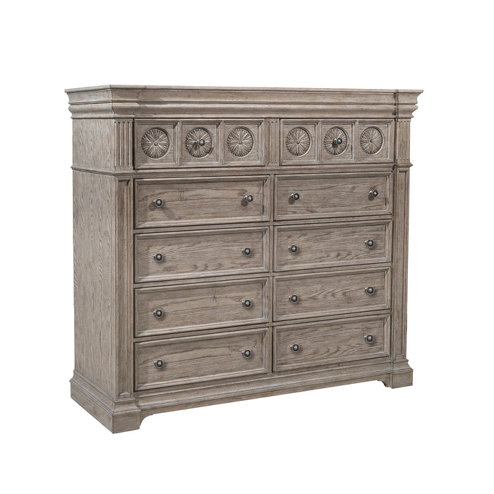 Kingsbury - 10 Drawer Master Chest - Gray