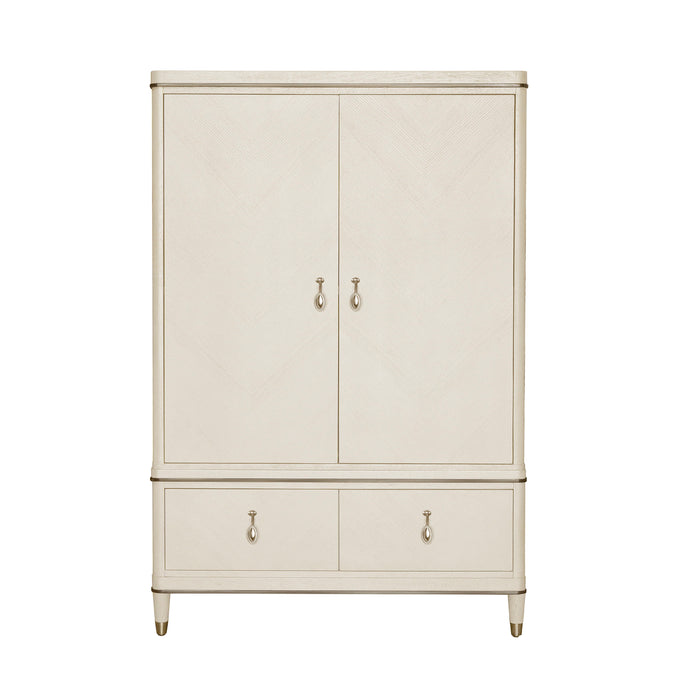 Grace - Armoire With Storage Drawers - White