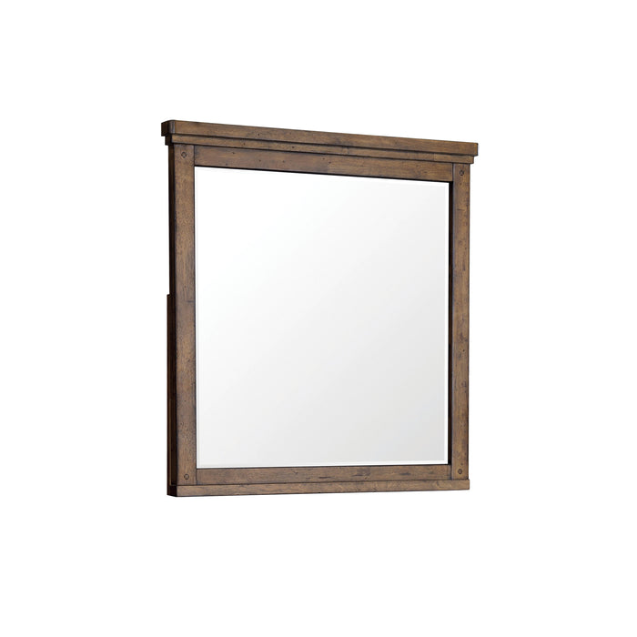 Cambridge - Beveled Dresser Mirror - Brown