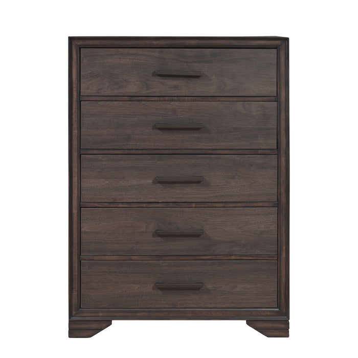 Granite Falls - 5-Drawer Kids Chest - Espresso Brown