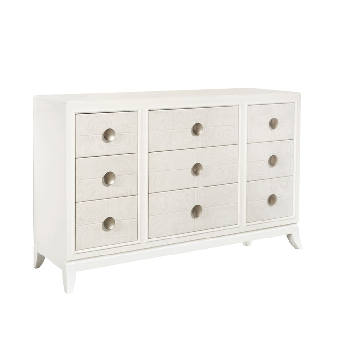 Melrose - 9-Drawer Dresser in a White Finish - White