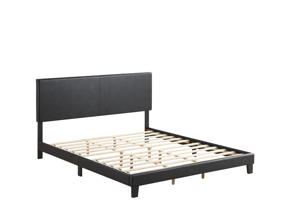 Yates - California King Bed With Adjustable Headboard - Black