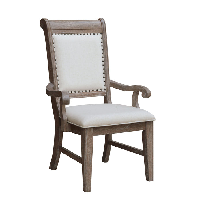 Lawson's Creek - Upholstered Arm Chair - Dark Brown