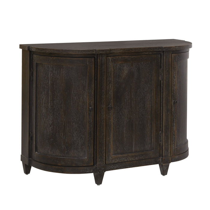 Pulaski Accents - Curved 3 Door Hallway Accent Chest - Brown