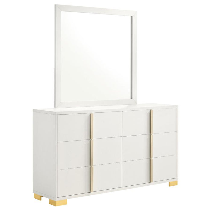 Marceline - 6-drawer Dresser With Mirror