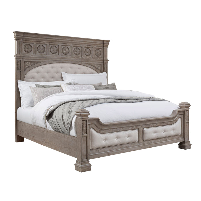 Kingsbury - California King Panel Bed - Gray