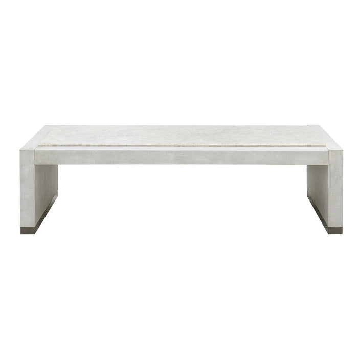 Pulaski Accents - Stone-Textured Cocktail Table - White