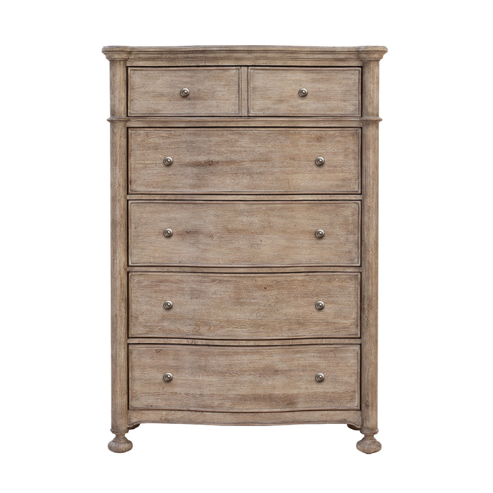 Higgins Street - 5-Drawer Chest - Brown