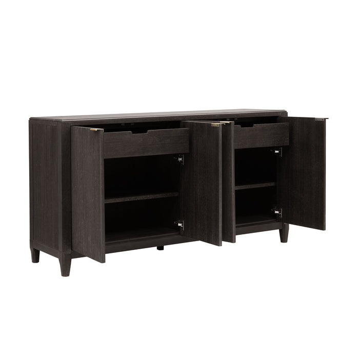 West End Loft - 4-Door Server - Brown