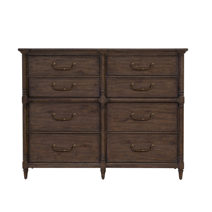 Revival Row - 8-Drawer Bureau - Brown