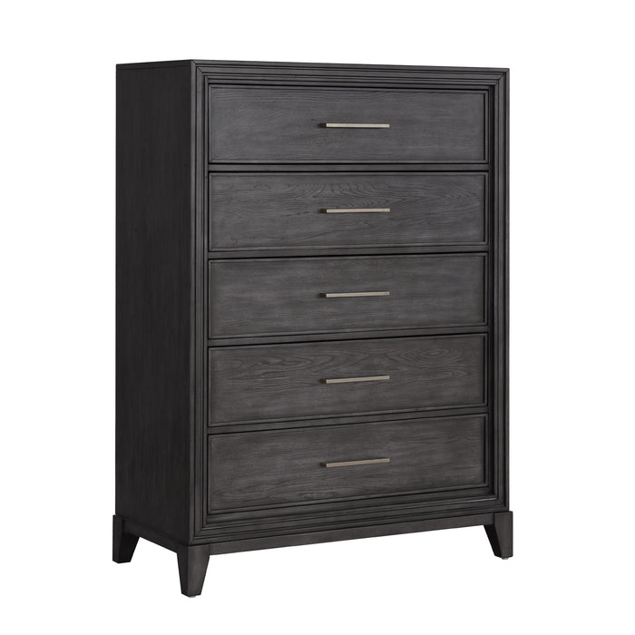 Lenox - 5-Drawer Chest - Black