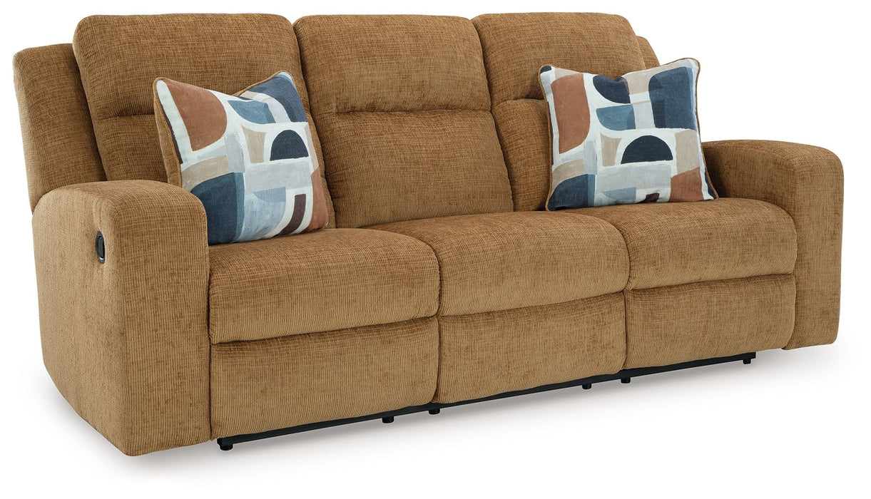 Kanlow - Honey - Reclining Sofa