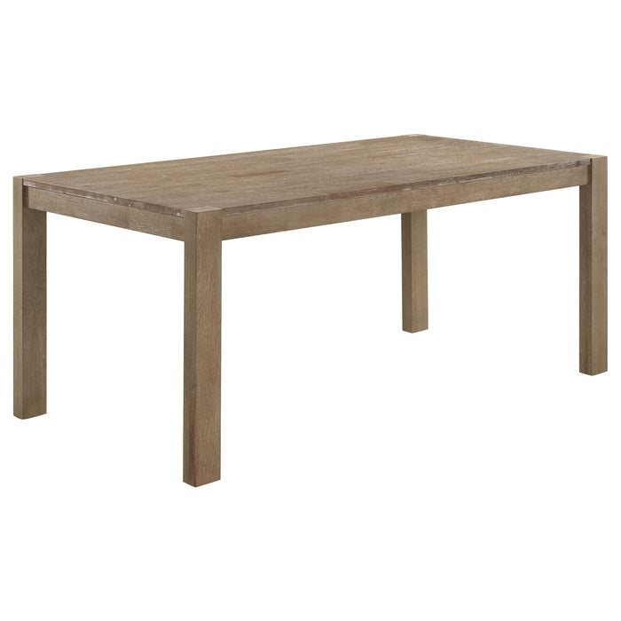 Scottsdale - Rectangular Solid Wood Dining Table - Brown Washed