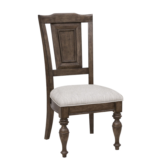 Woodbury - Wooden Side Chair - Cowboy Boots Brown