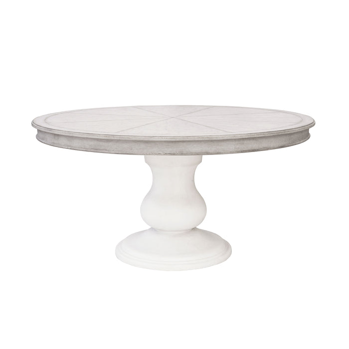 Higgins Street - Round Dining Table With An Urn Shaped Pedestal Base - Brown