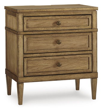 Sharlance - Brown - Three Drawer Night Stand