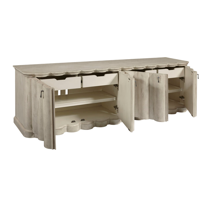 Pulaski Accents - 4 Door Entertainment Credenza - Natural