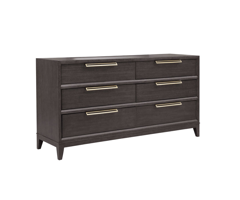 Quincy - 6-Drawer Dresser - Black