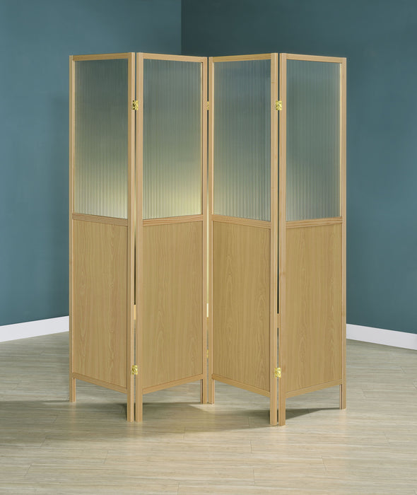 Mattison - 4-Panel Room Divider Folding Shoji Screen