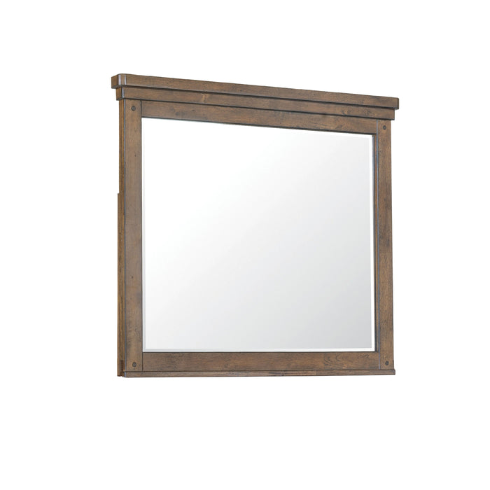 Seneca - Beveled Glass Dresser Mirror - Brown