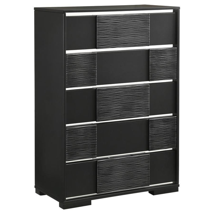 Blacktoft - 5-Drawer Bedroom Chest - Black