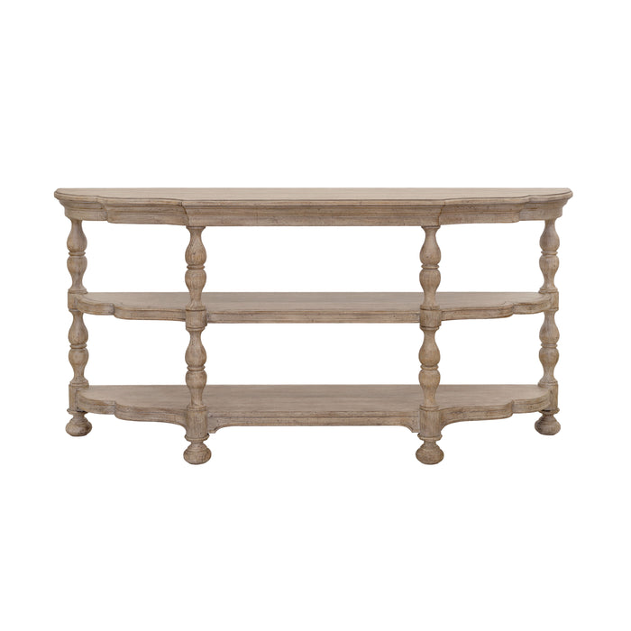 Higgins Street - 2-Shelf Console Table - Brown