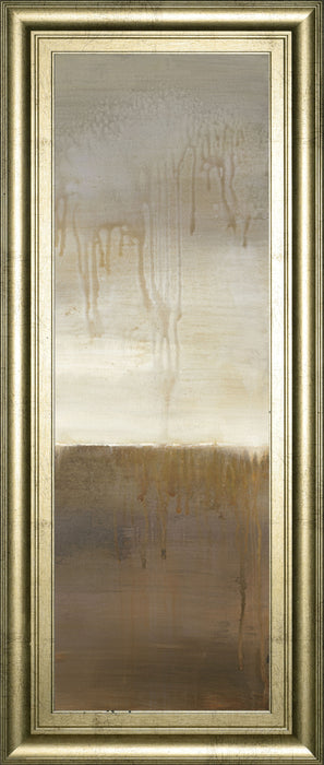 September Fog Descending By Heather Ross - Framed Print Wall Art Real Glass - Dark Brown