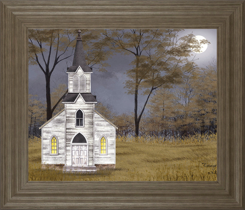 Evening Prayer By Billy Jacobs - Framed Print Wall Art - Green