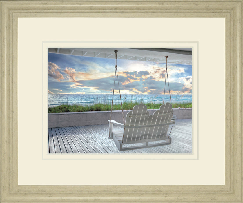Swing At The Beach By Celebrate Life Gallery - Blue