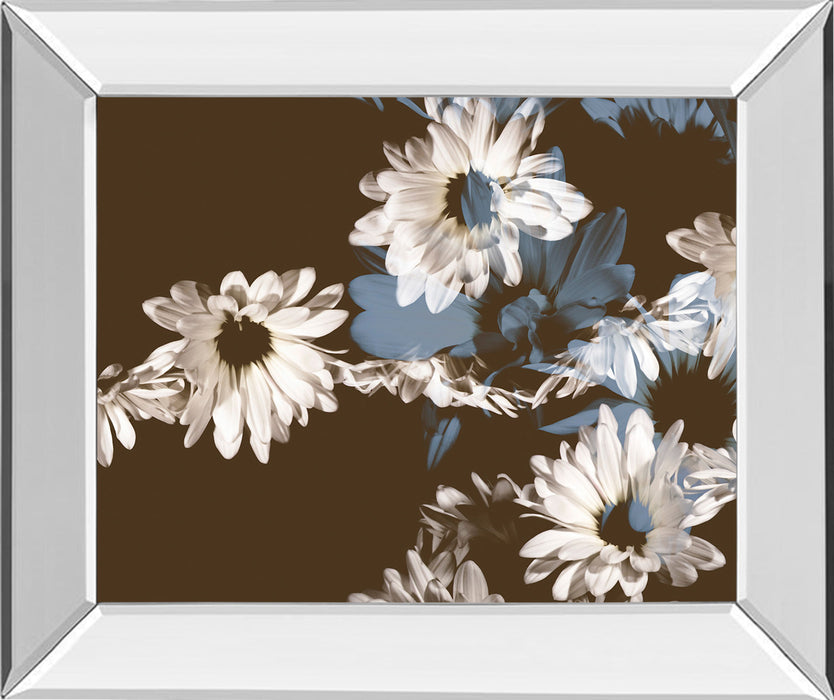 Chocolate Bloom Il By A. Project Mirror Framed Print Wall Art - Dark Brown