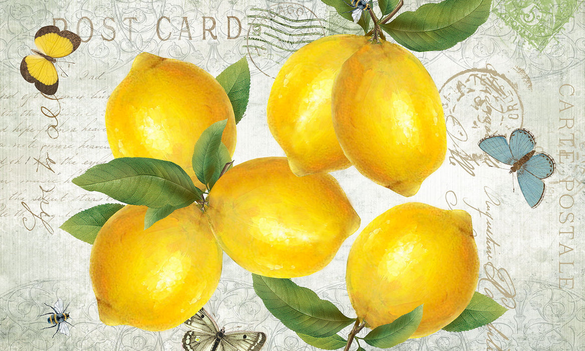 Postcard Lemons By K. Donovan - Yellow
