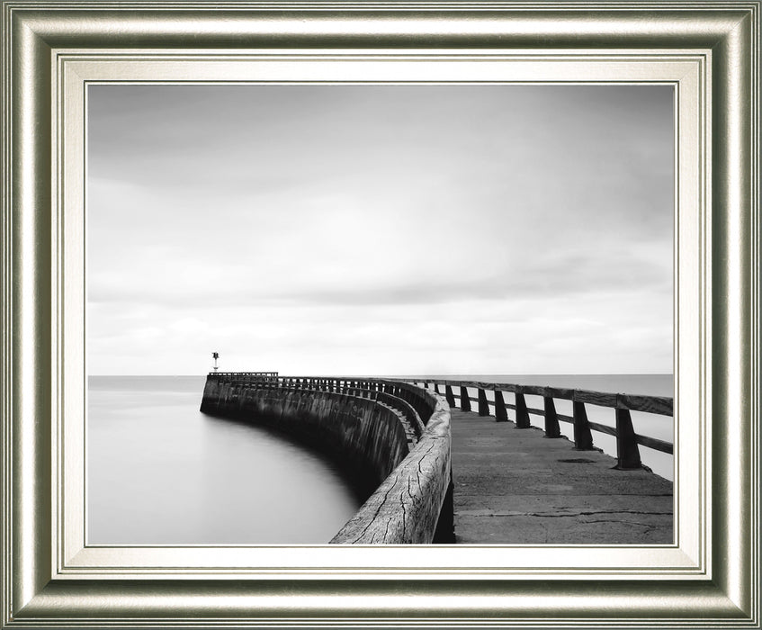 Into The Mist By Papiorek - Framed Print Wall Art - Black