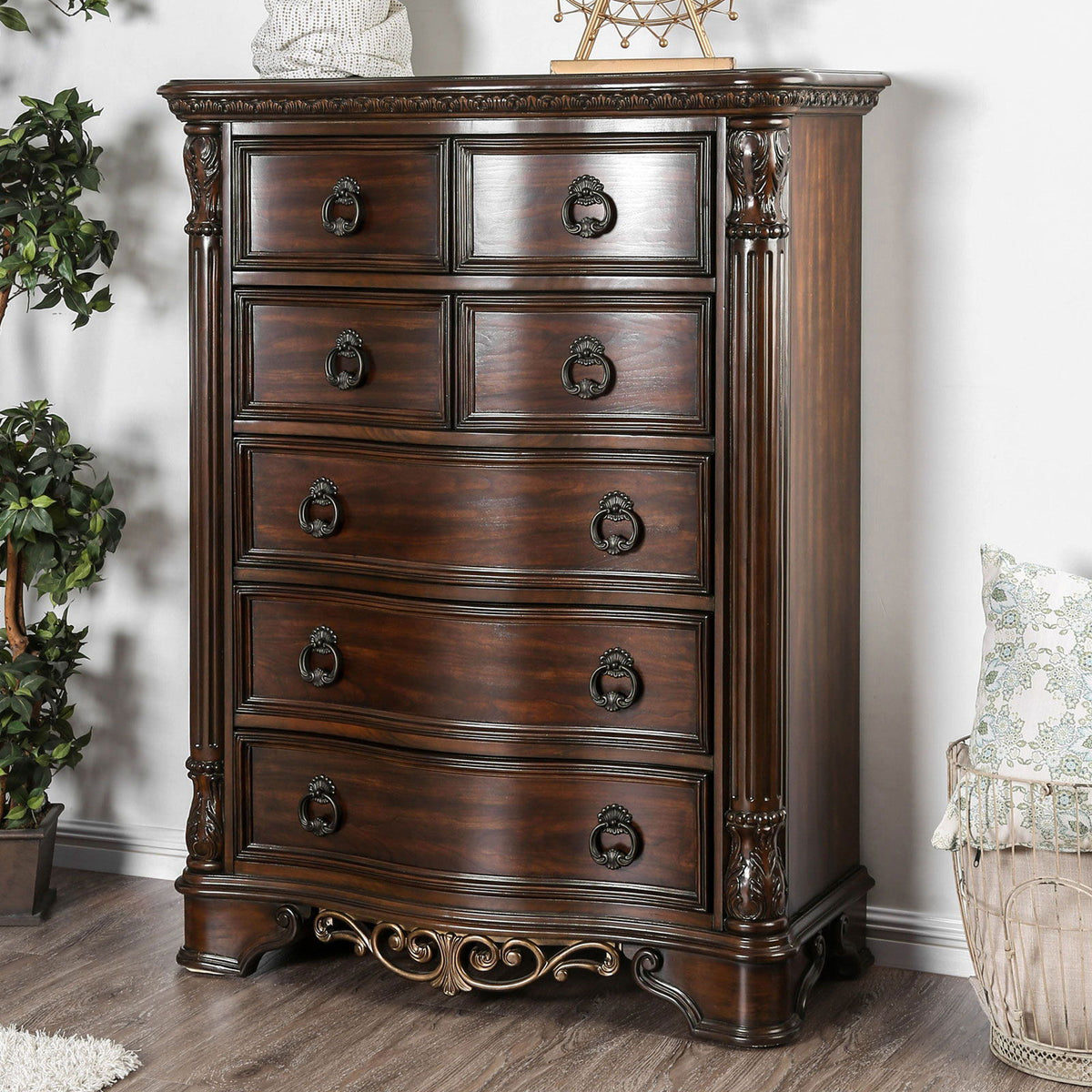 Menodora - Chest - Brown Cherry — Bates Furniture Company