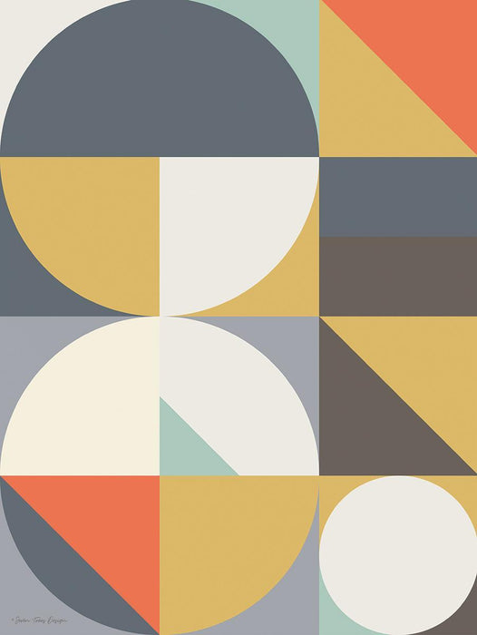 Small - Geo Shapes I By Seven Trees Design - Yellow